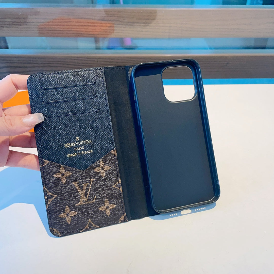 Luxury LV Wallet Holder Phone Case